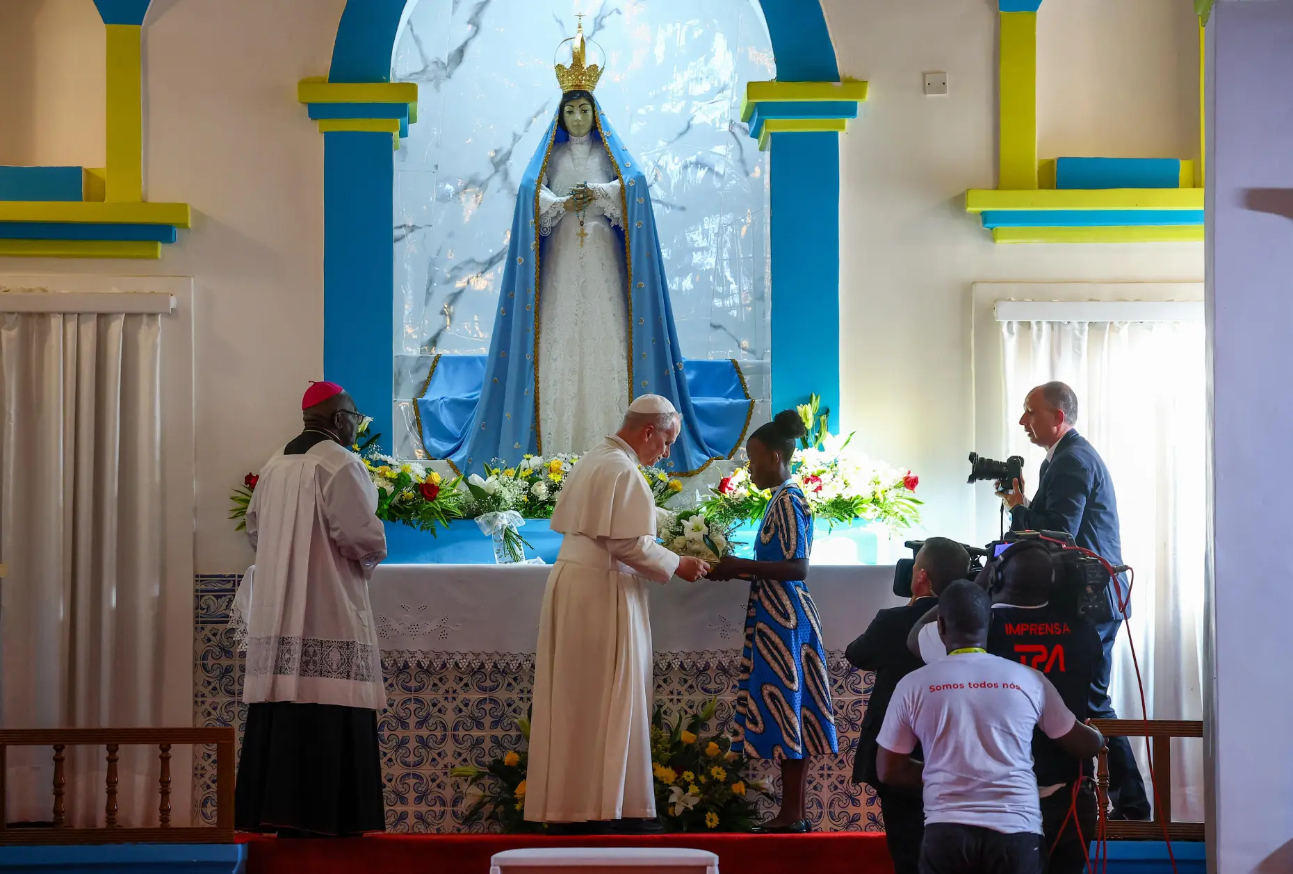 Pope Leo Prays For Healing At Angola Shrine Marked By Slave Trade History
